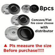 Tapa de quemador de estufa de gas y accesorios para reemplazo de horno