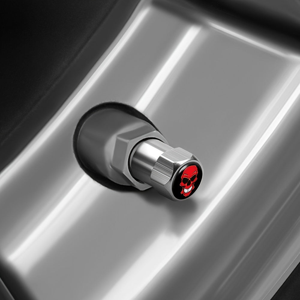 Universal Car Tire Valve Cap Stem Skeleton Style Wheel Accessories Gift