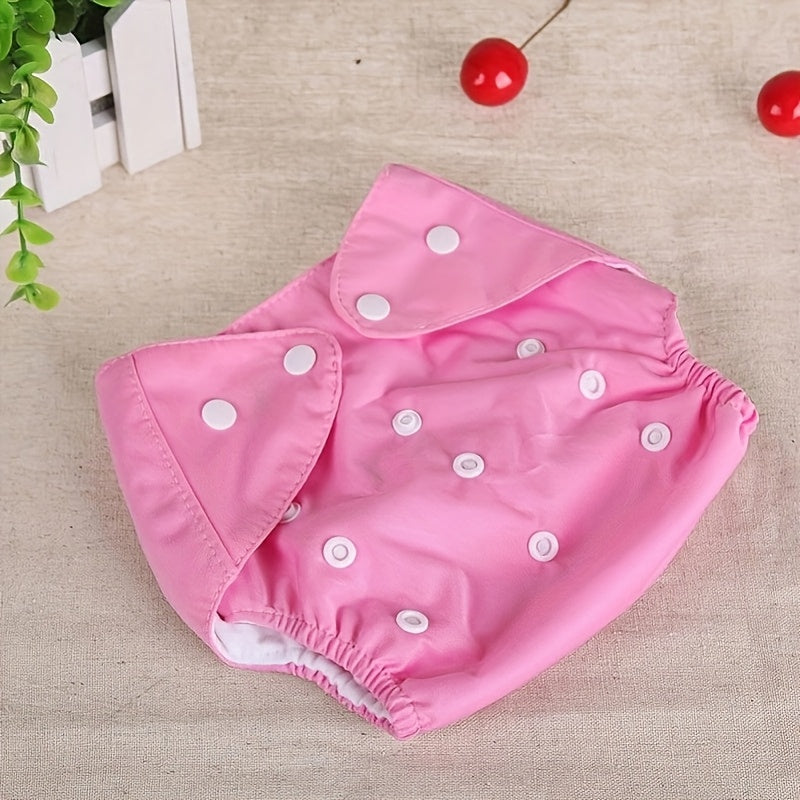 Reusable Cotton Diaper Pants for Babies and Toddlers Waterproof Breathable Cloth Diapers Mixed Colors