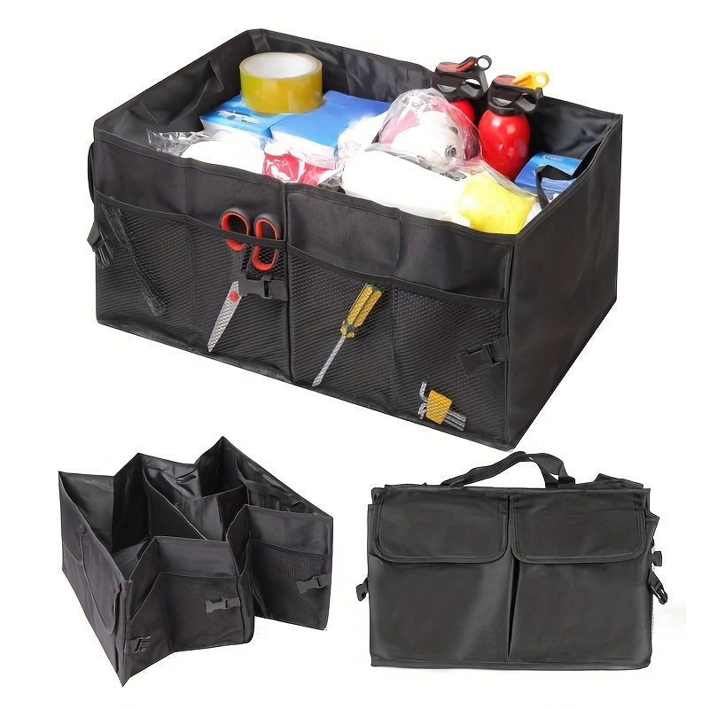 Large Capacity Car Trunk Organizer Foldable Storage Box for Camping and Travel