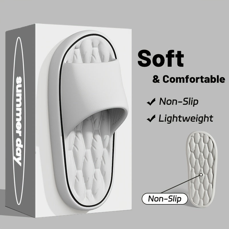 Unisex EVA Slippers with Non-Slip Thick Sole and Round Toe for Indoor Hiking and Daily Use