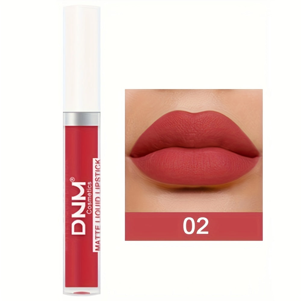 Brillo de labios mate a prueba de agua de larga duración para mujer con múltiples colores
