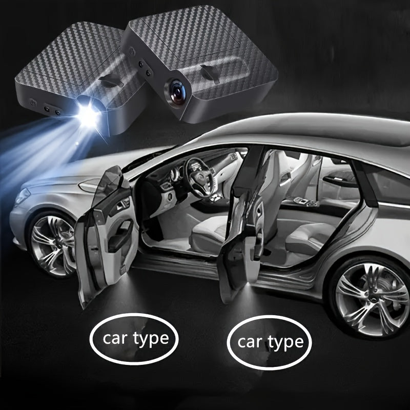 Car LED Welcome Light Kit for Cars SUVs Trucks Easy Install No Battery
