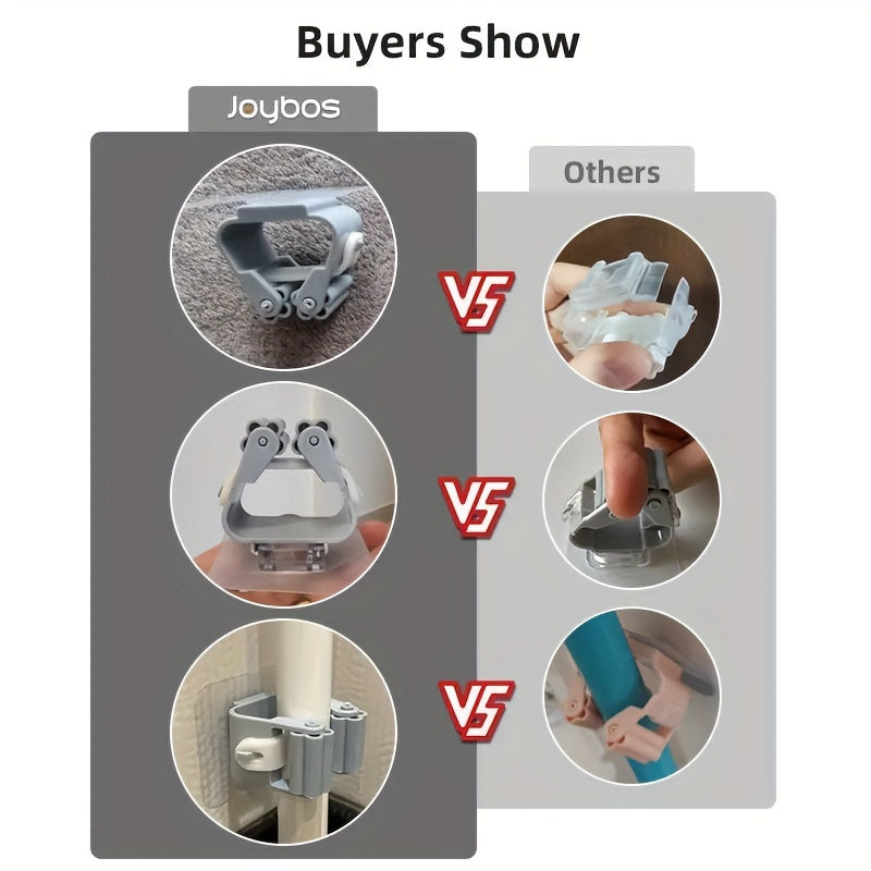 Plastic Wall Mount Organizer with Utility Hooks for Home Storage