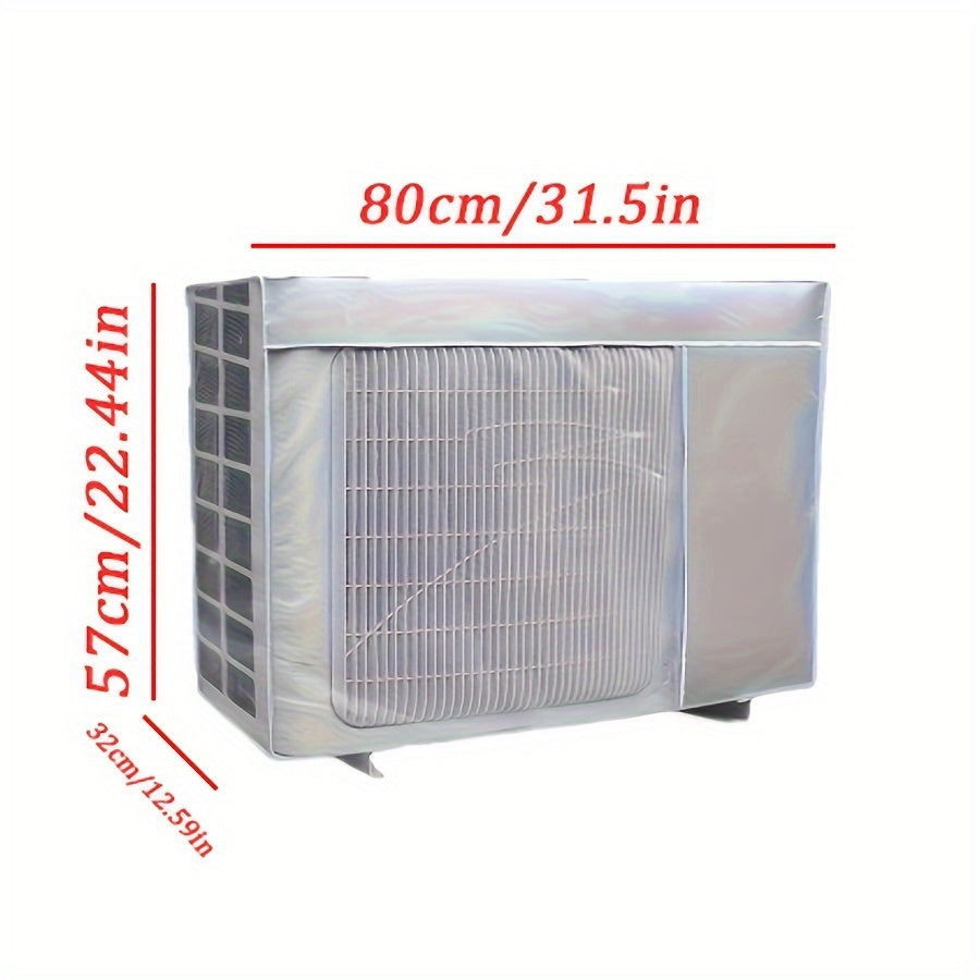 Outdoor Air Conditioner Cover Waterproof UV-Resistant Oxford Cloth Durable Mesh