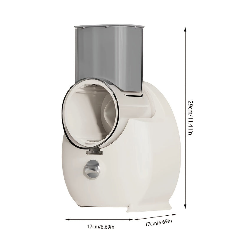 2025 yilga kelib, uy oshxonasida foydalanish uchun yangilangan maydalagich bilan elektr pishloq kesgich mavjud bo'ladi, u holda sabzavotlar, mevalar, yong'oq va oq uchun 3 ta almashtiriladigan pichoq bilan kesish va maydalash mumkin.