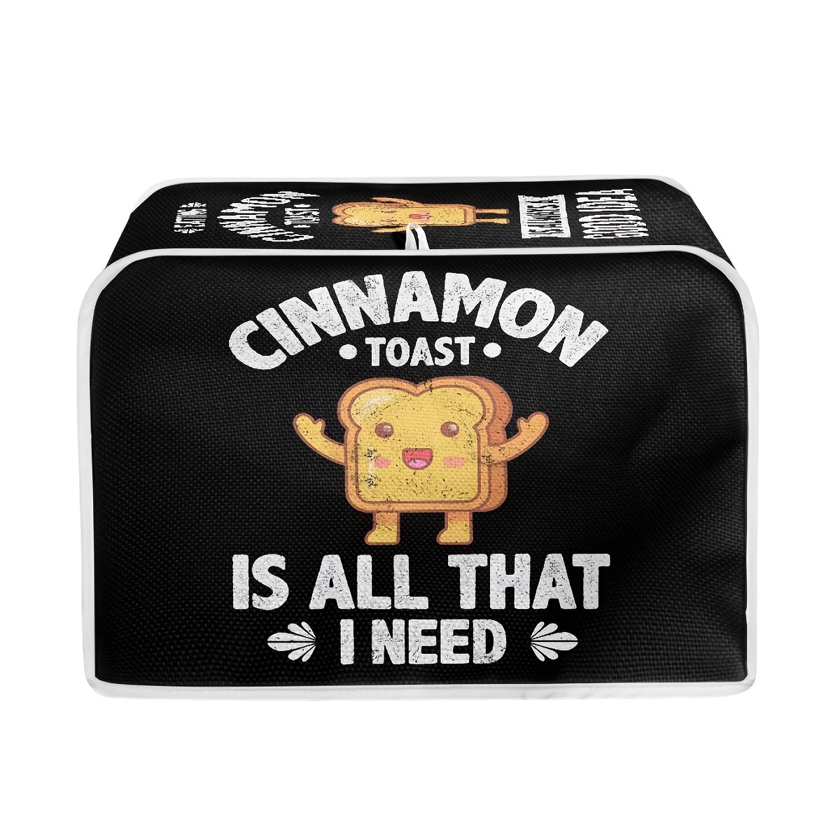 Small Kitchen Appliance Cover with Cinnamon Toast Design S for Toaster Dustproof Protector