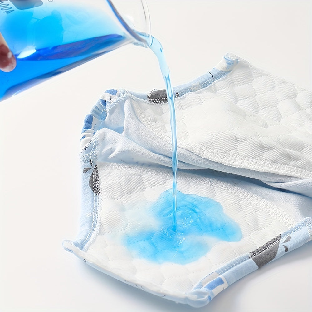 Conjunto de pantalones de entrenamiento de algodón para niños pequeños, ropa interior reutilizable, entrenamiento para el orinal, de 12 a 24 meses