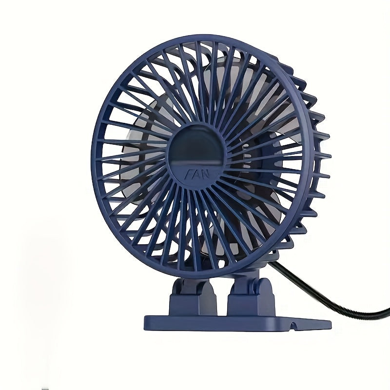 Ventilador USB portátil mini 3 velocidades operación silenciosa viaje oficina dormitorio