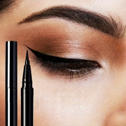 Set of 3 Black Liquid Eyeliner Pens Waterproof Smudge-Proof Ultra-Fine Tip for Beginners