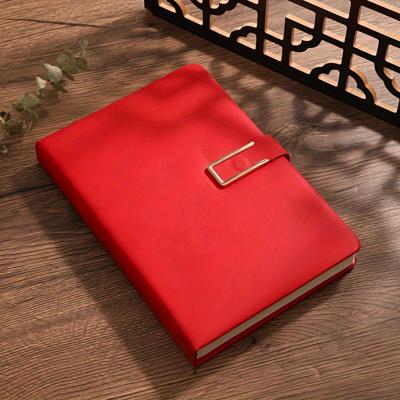 A5 faux charm qog'ozli daftar, ruchka tutqichli, yumshoq muqova, talaba va mutaxassislar uchun ko'p ranglarda