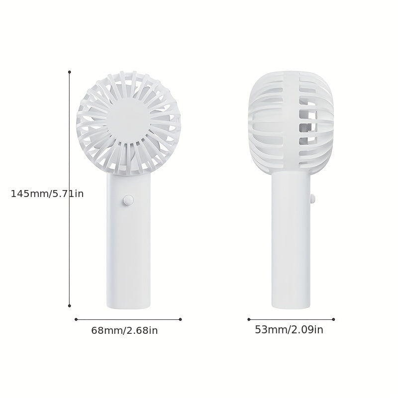 Mini Pocket Handheld Fan USB Rechargeable Portable Desktop Small Fan with Logo