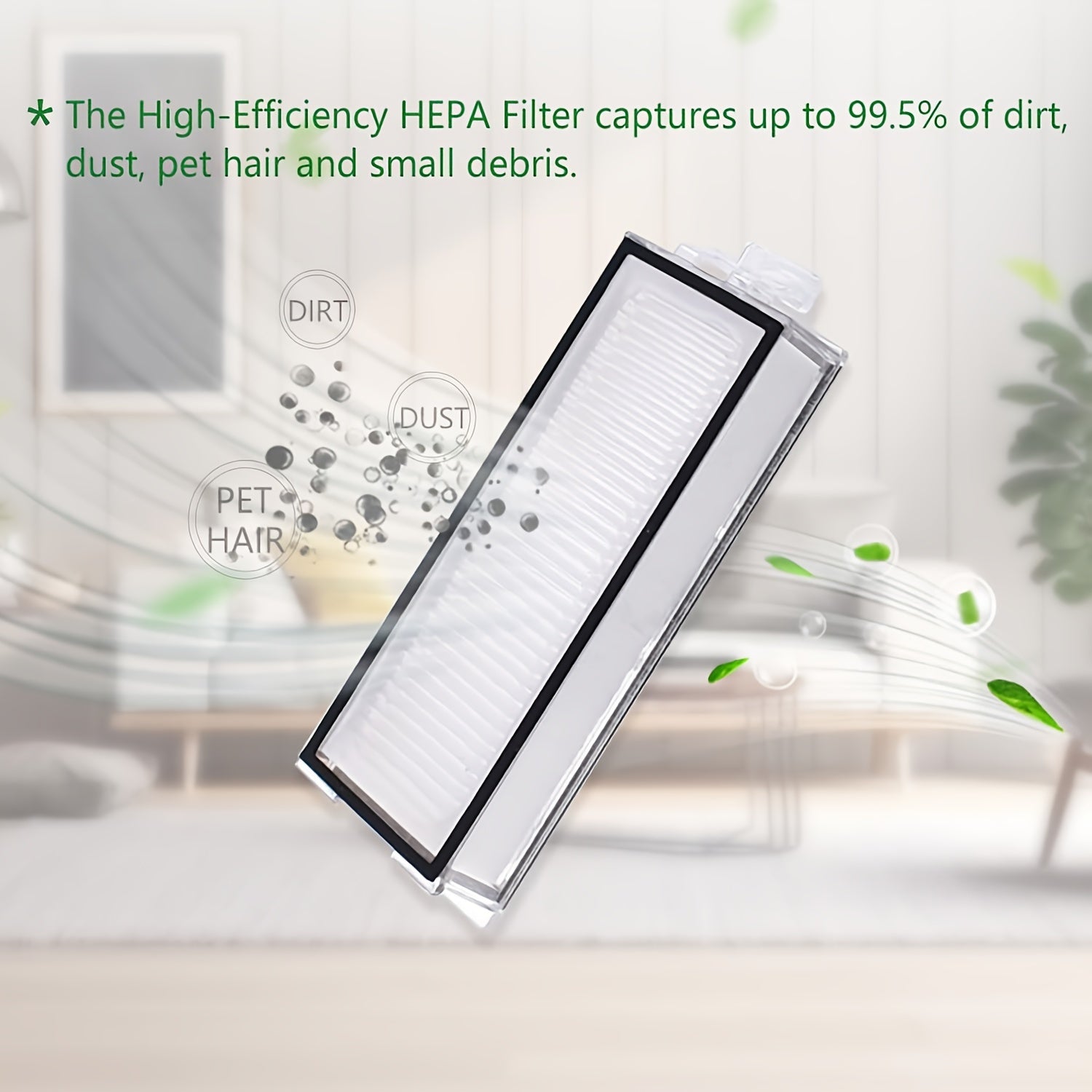 8 dona almashtirish filtri Roborock robot changyutgich va mop modellari Q5 Q7 Max Max+ Max+ Plus uchun