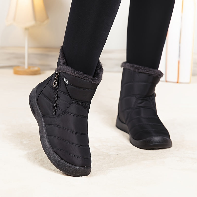 Women's Winter Ankle Boots Thermal Insulated Slip-Resistant Rubber Sole