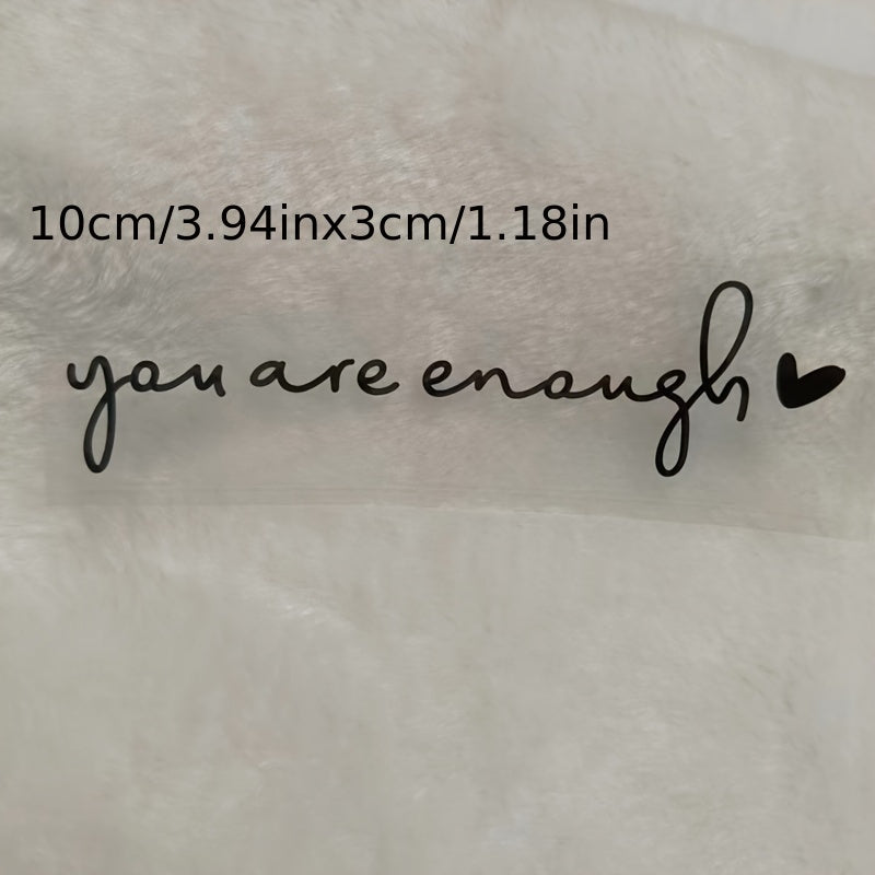 Ayollar uchun ilhomlantiruvchi vinil yozuvchalar, avtomobil oynasi uchun motivatsion stiker, bardoshli