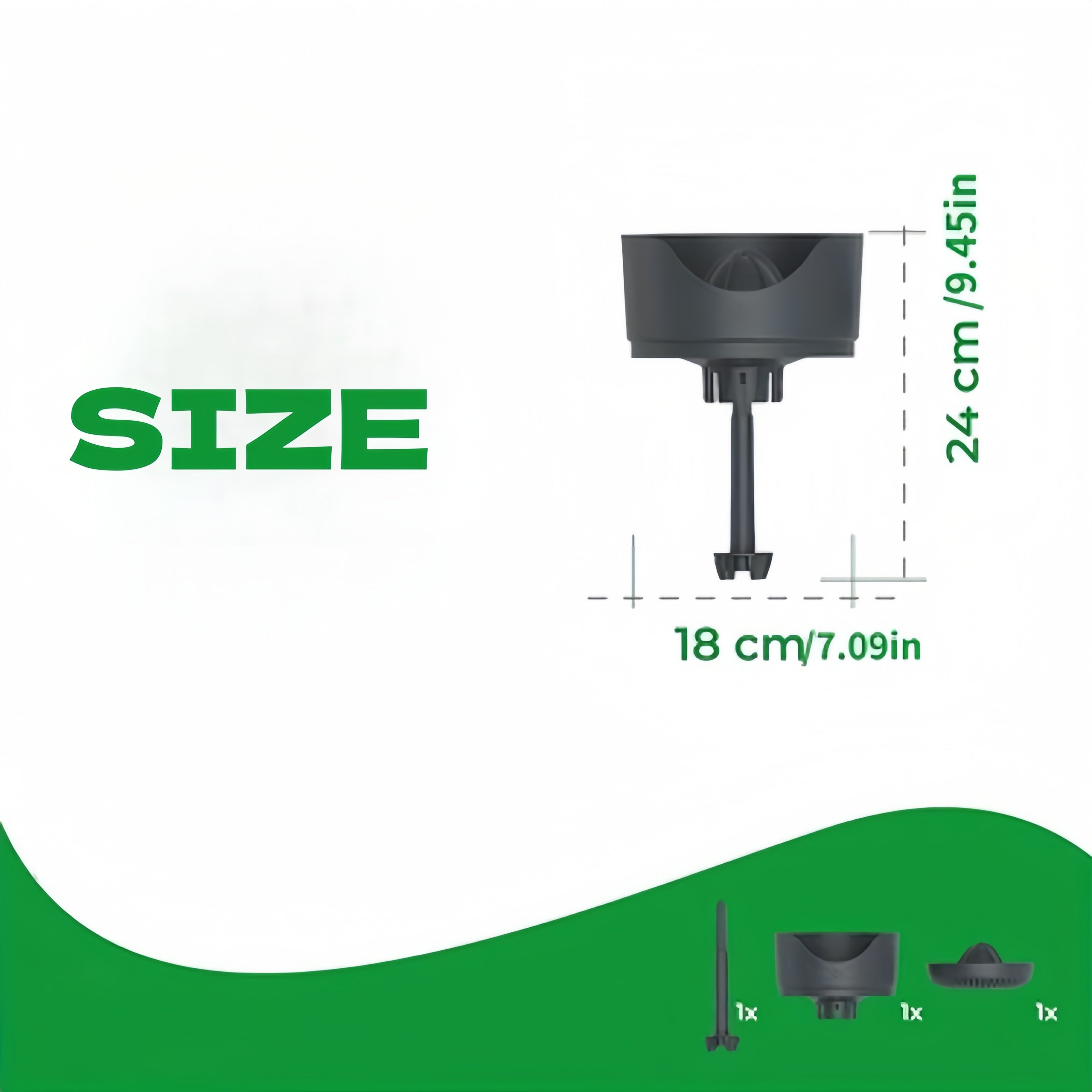 Prensa manual de exprimidor de naranja y limón, pequeño extractor de fruta