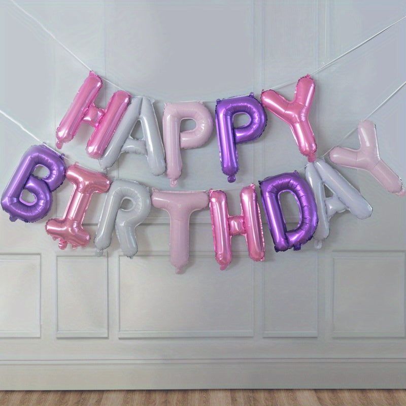 13-Piece Happy Birthday Letter Kit for Party Decorations 16-Inch
