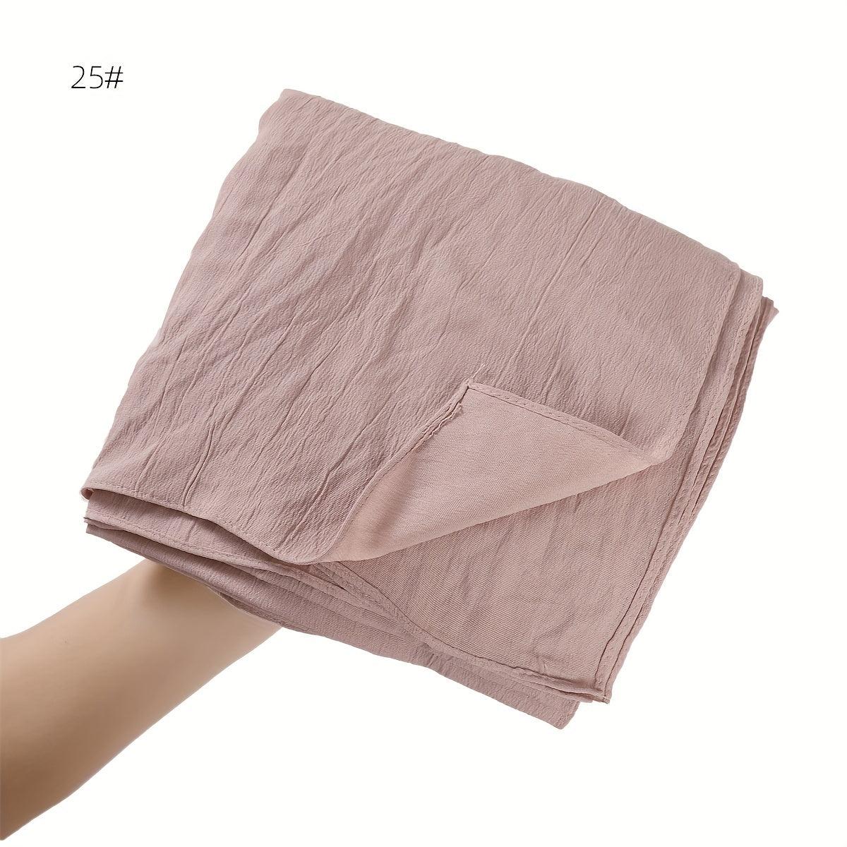 Women's Long Scarf Hijab Breathable Stretchable Solid Color Sun Protection