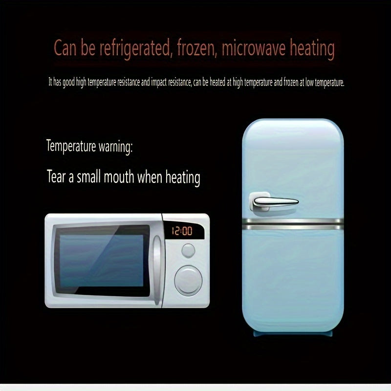 Vacuum Seal Bags 3-Pack 5m Reusable Microwave Freezer Heat-Seal