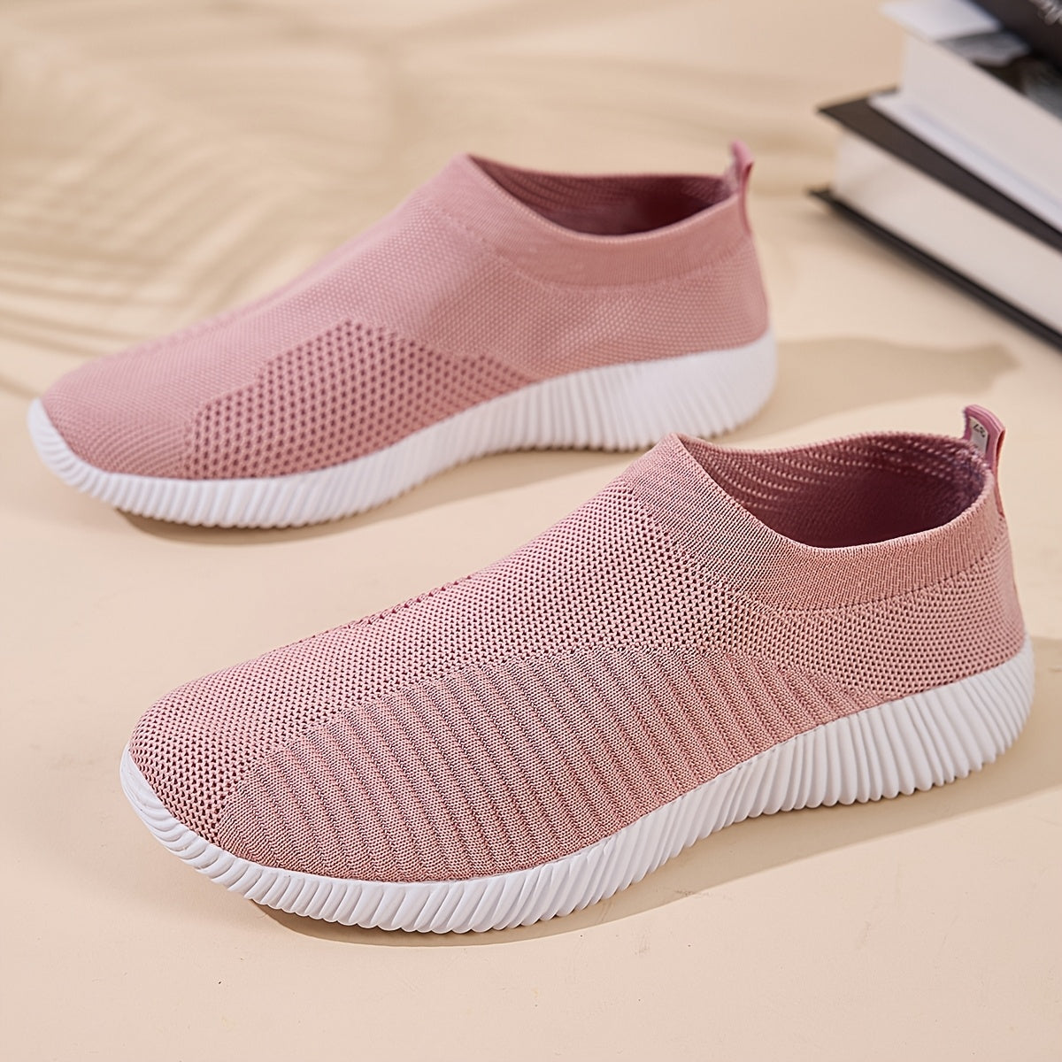 Ayollar uchun tarmoqli slip-on sport poyabzali yengil kundalik poyabzal barcha mavsumlar