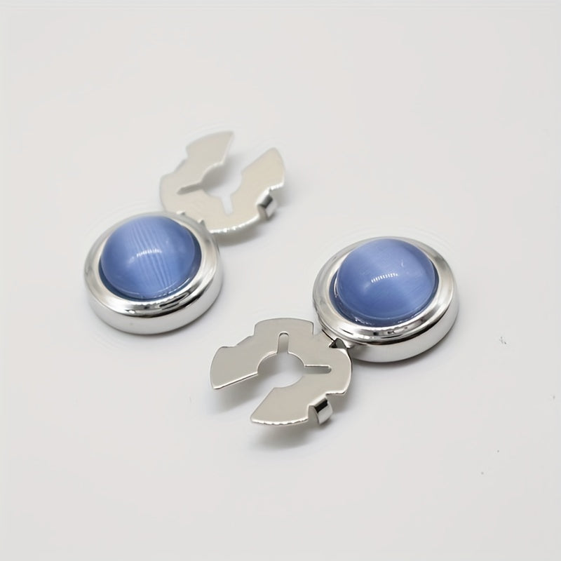 gemelos de plata unisex elegantes accesorios de moda para hombres y mujeres