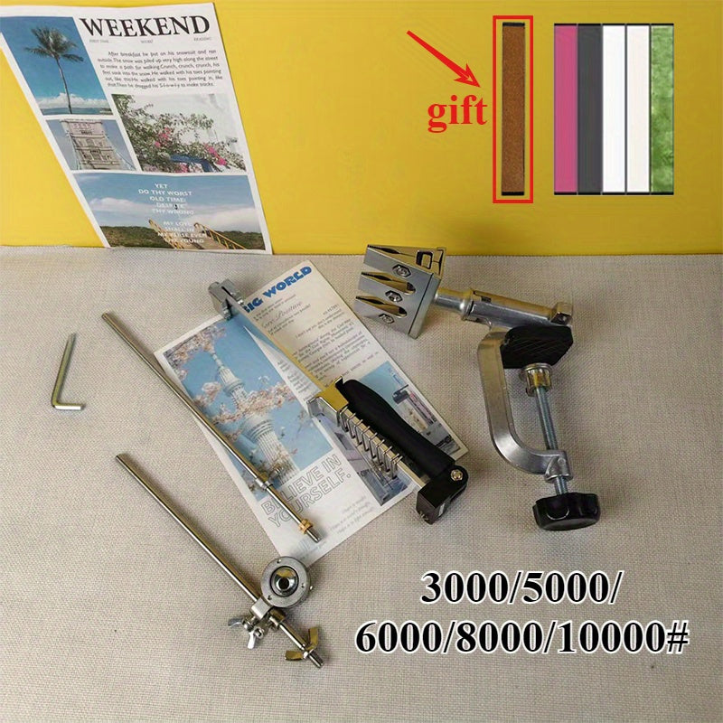 2025 Professional Apex Sharpener Tool Set with Stone and Angle System