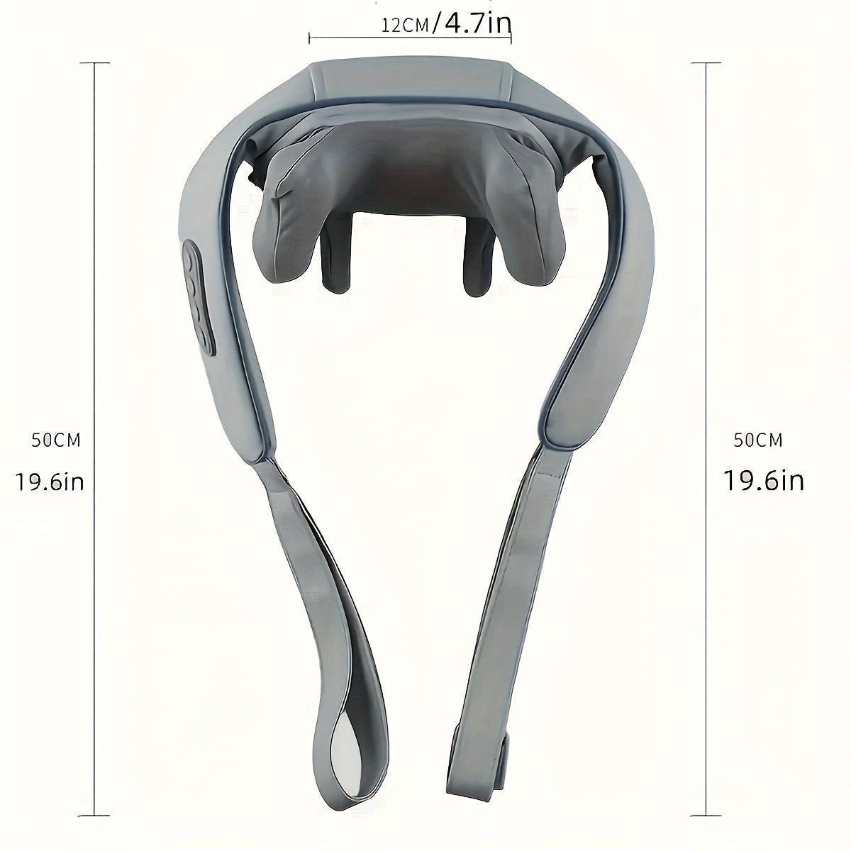 Elektrik bo'yin massajeri, yostiq bilan, bo'yin, yelka, bel, oyoq uchun to'liq tana dam olish - uy, ofis, sayohat uchun ideal, erkaklar va ayollar uchun sovg'a, USB orqali zaryadlash, qayta zaryadlanadigan batareya