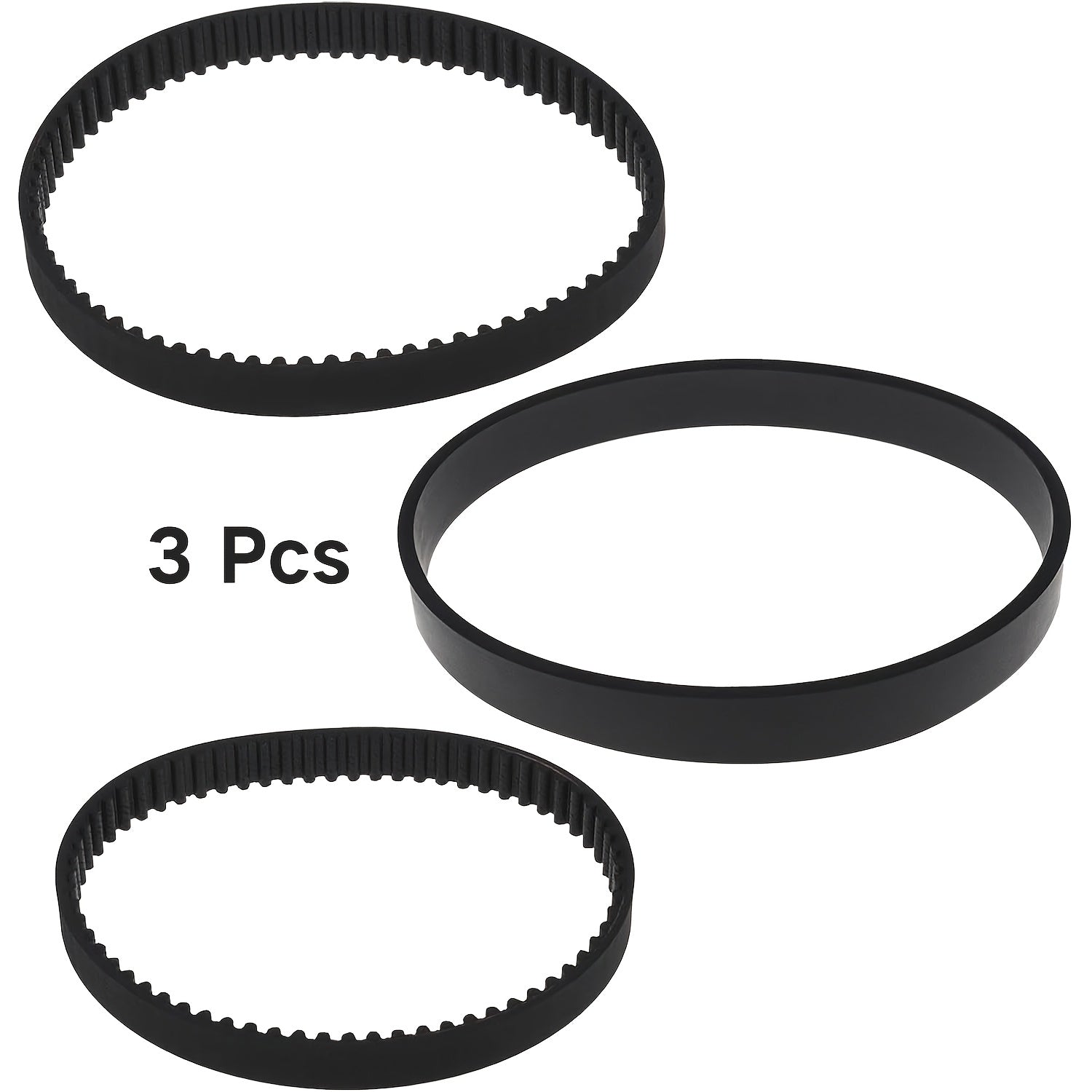 Set of 3 Replacement Belts for Carpet Cleaners Compatible with 1548 1551 1550 Series