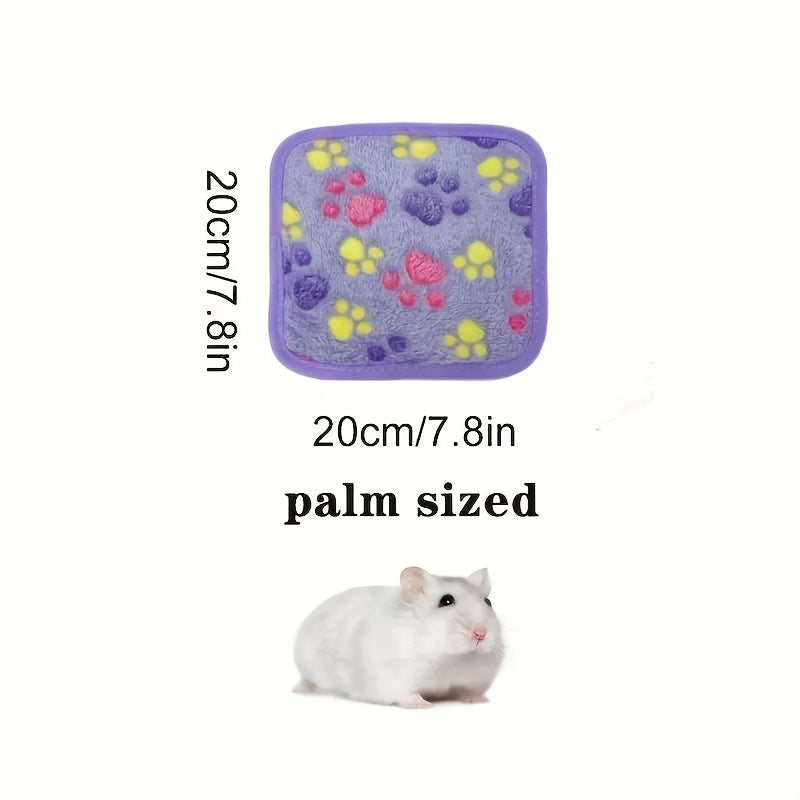 Pet Fleece Blanket Paw Print Pattern Machine Wash Stain Resistant for All Dog Sizes