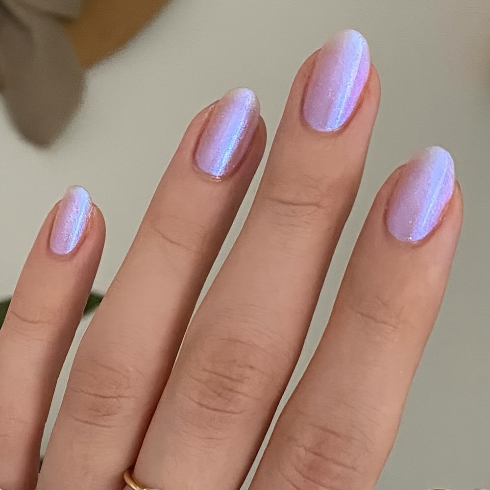 Purple Glitter Nail Polish 12ml No-Bake Quick-Dry Long-Lasting Shine