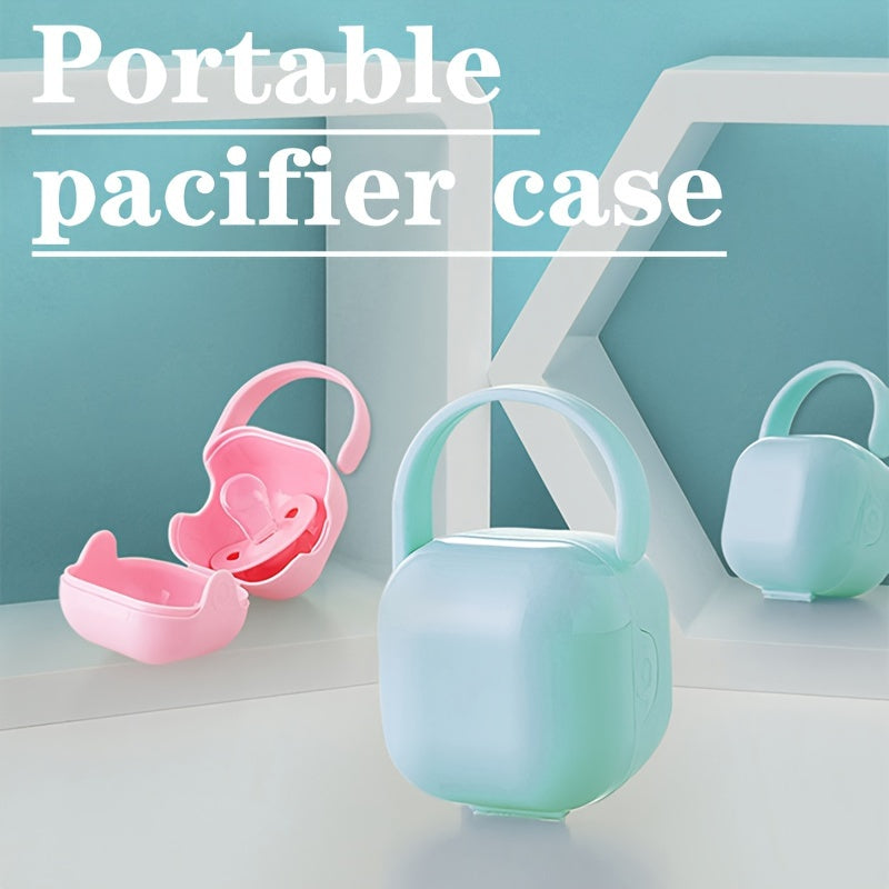 Cute Portable Pacifier Case Anti-Drop for Baby Gifts Christmas Halloween Easter New Year