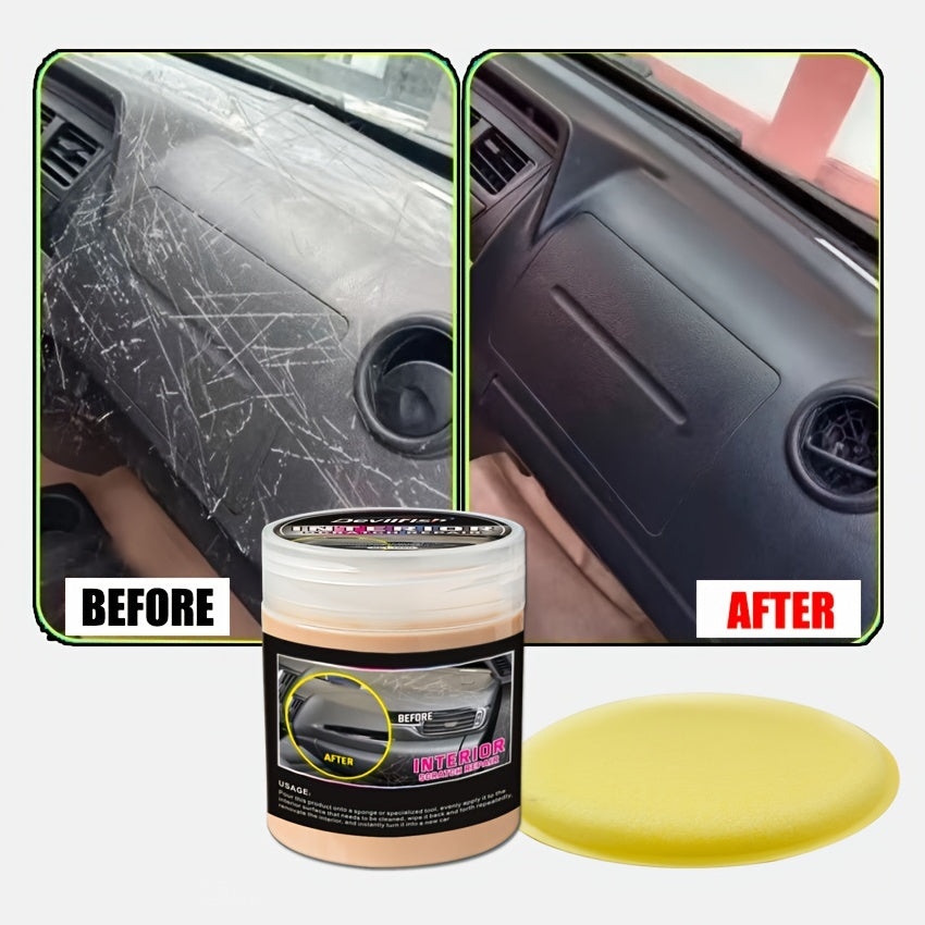 Car Interior Scratch Repair Kit 100G Clay-Based Plastic Dashboard Polish