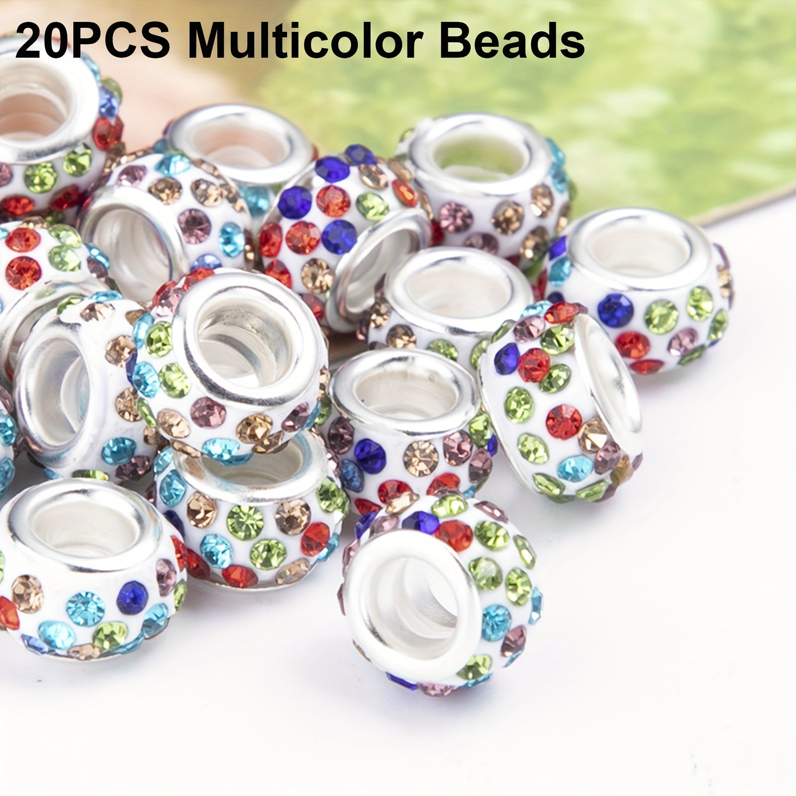 Women Men Kids Imitation Diamond Shoe Lace Beads Colorful Decorative Buckles Set of 20