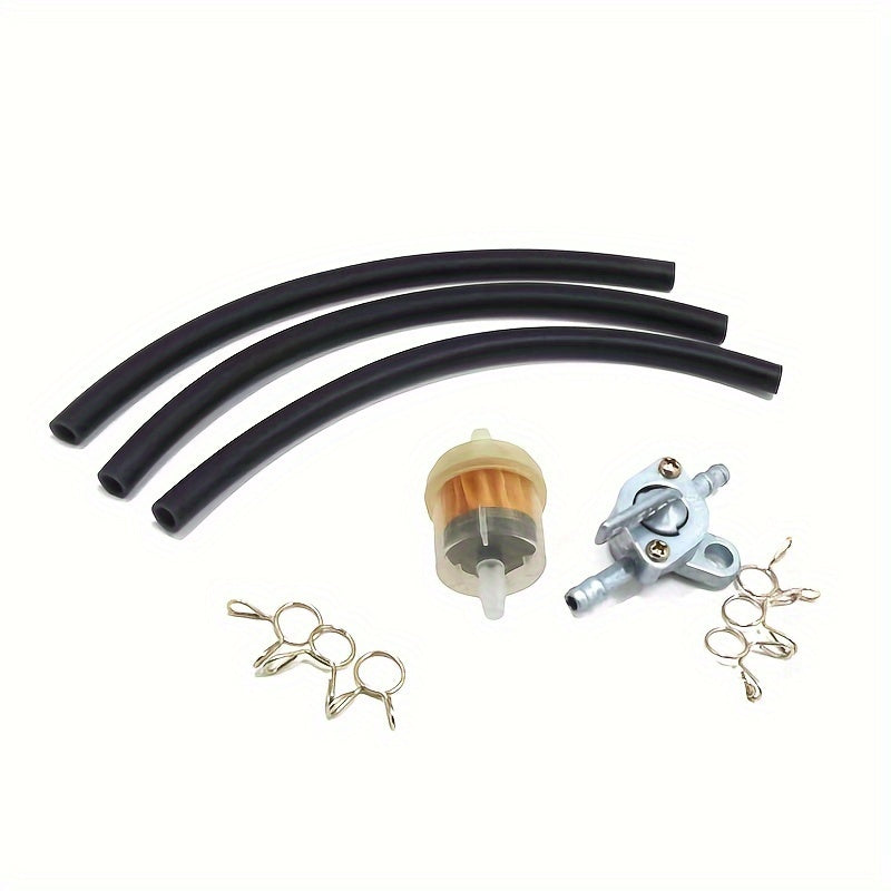 Motorcycle Dirt Bike ATV Fuel Tank Petcock Valve On/Off Switch Gasoline Line