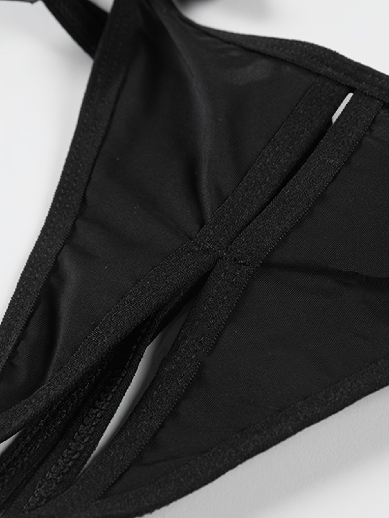 Qora kamon past bel thong - Jozibador va qulay ayollar ichki kiyimi