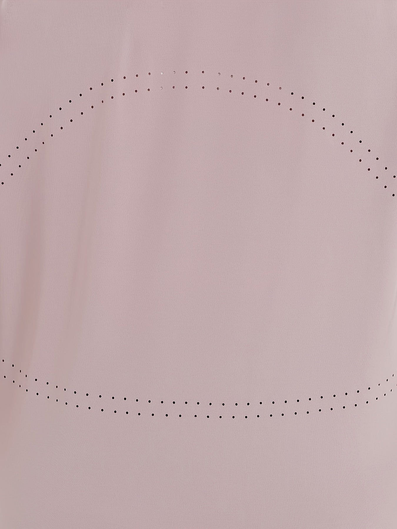 Plus Size Crew Neck T-Shirt with Ripped Polka Dot Knit Fabric