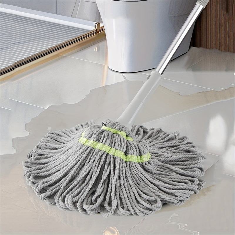 Yuqori singdiruvchi mikroto'qima mop, uzun tutqichi bilan - Oson siqish dizayni mavjud va qo'lda yuvilishi mumkin. Oshxonalar, hammomlar va plitka va yog'och pollarda foydalanish uchun mos. Mustahkam va uzoq muddatli tozalash asbobi.