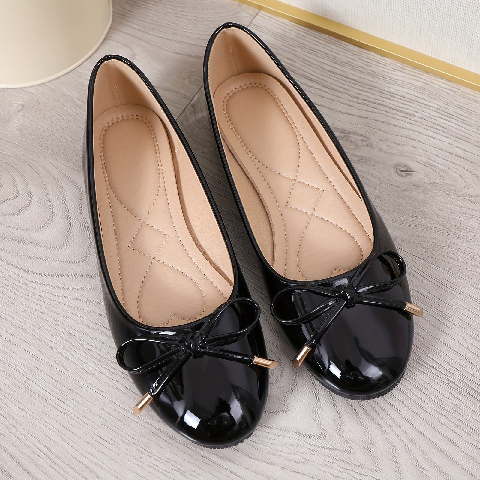 Zapatos planos para mujer, casuales, sin cordones, de color sólido, ligeros y cómodos