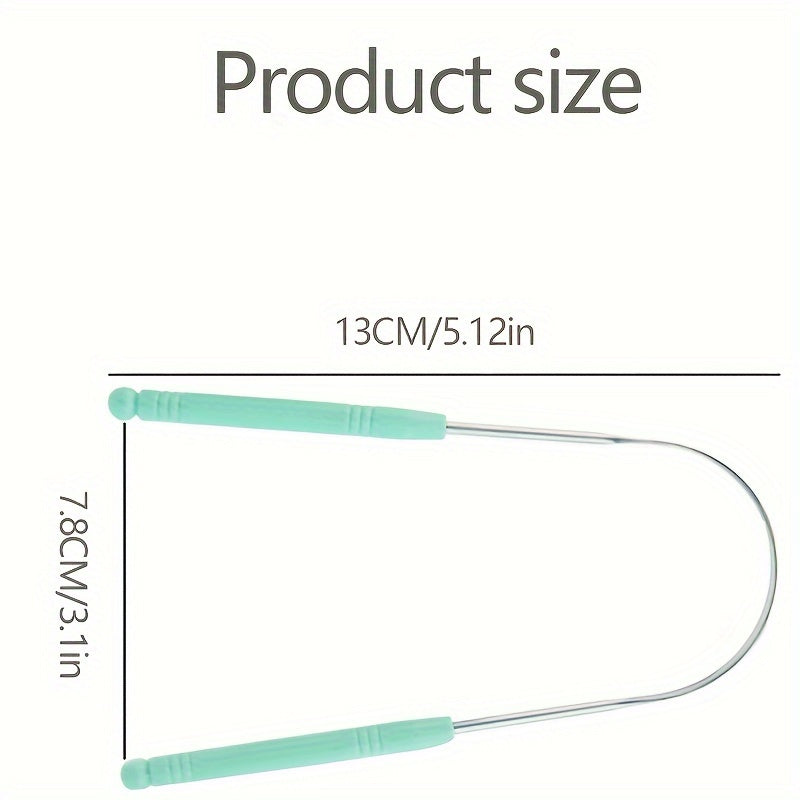 Kattalar uchun zanglamas po'latdan yasalgan tilni tozalash uchun qirqish qismi qizil, bardoshli og'iz parvarishi asbobi