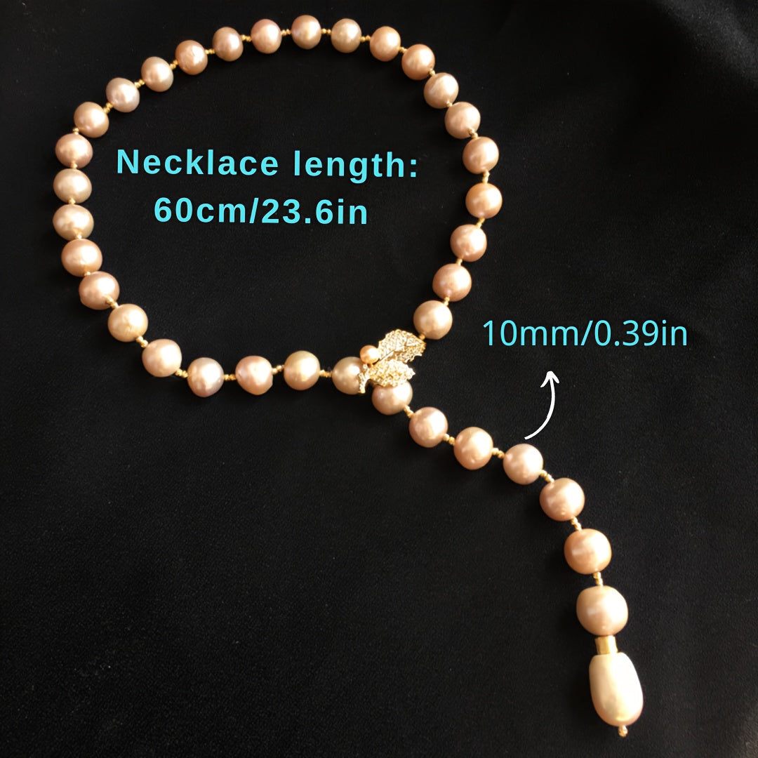 Zarif Barokko Pendant Marjon - Vintage Ilhomlangan Sviter Zanjiri, Partylar va Sovg'alar uchun Moslashtirilgan, O'ziga Xos Tasodifiy Sovg'a Qutisi Kiritilgan