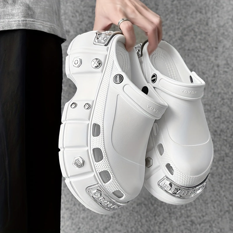 Unisex EVA Clogs Slip-On Casual Street All-Season Solid Color