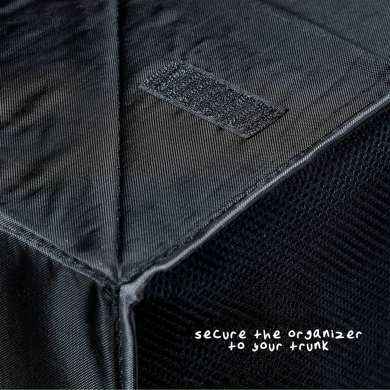 Large Oxford Fabric Car Trunk Organizer Folding Storage Box With Insert Mount