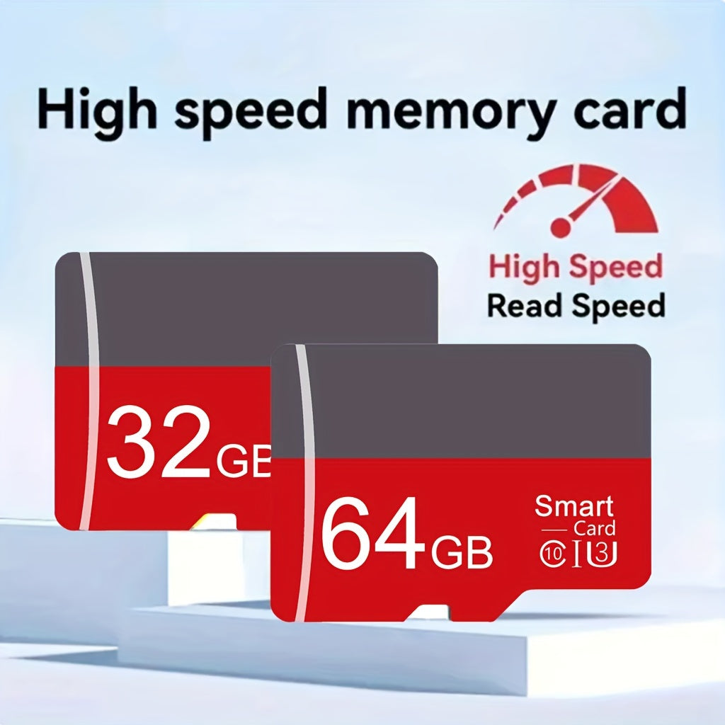 High-Speed Memory Card 32GB 64GB U3 4K Compatible for Smartphones Cameras Tablets Computers