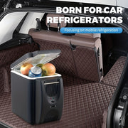 Refrigerador portátil para coche de 6L, tecnología de semiconductores, enfriador compacto de 12V para bebidas y frutas