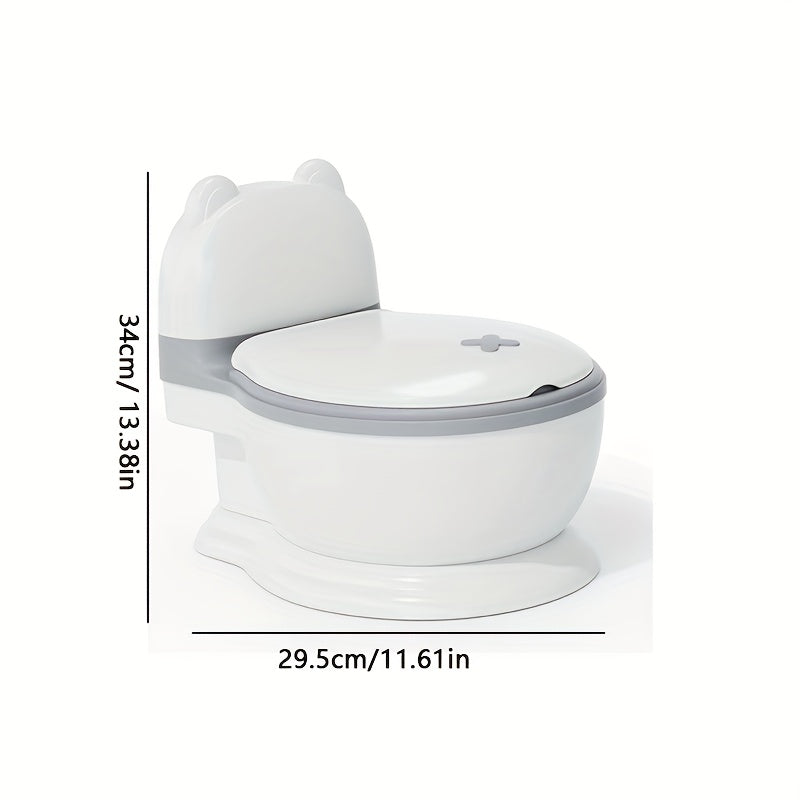 Toilet Trainer Potty Chair for Kids with Realistic Plastic Seat