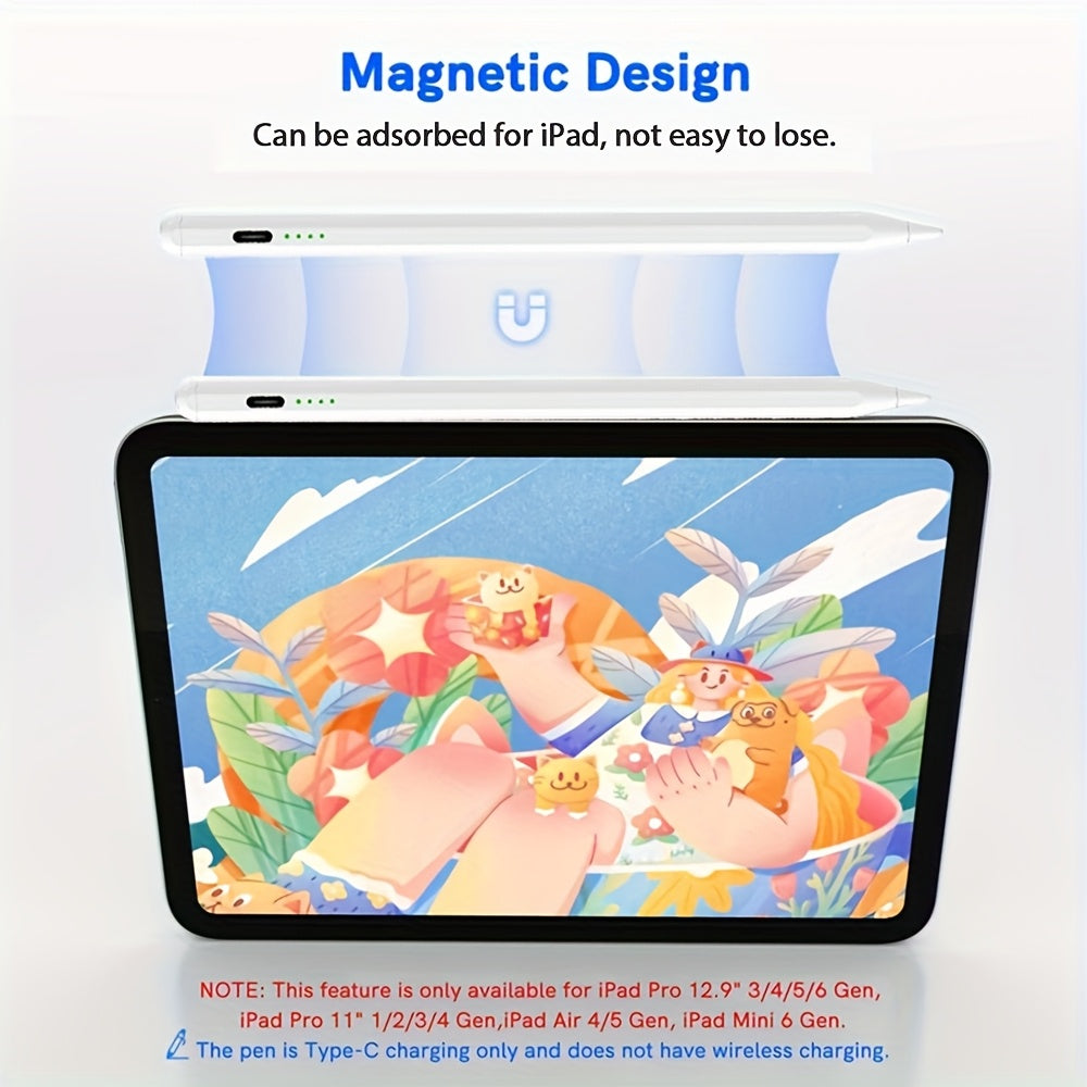 Touch Screen qurilmalari uchun faol stylus yozuvchisining qalam USB bilan qayta zaryadlanadigan raqamli chizish va yozish asbobi