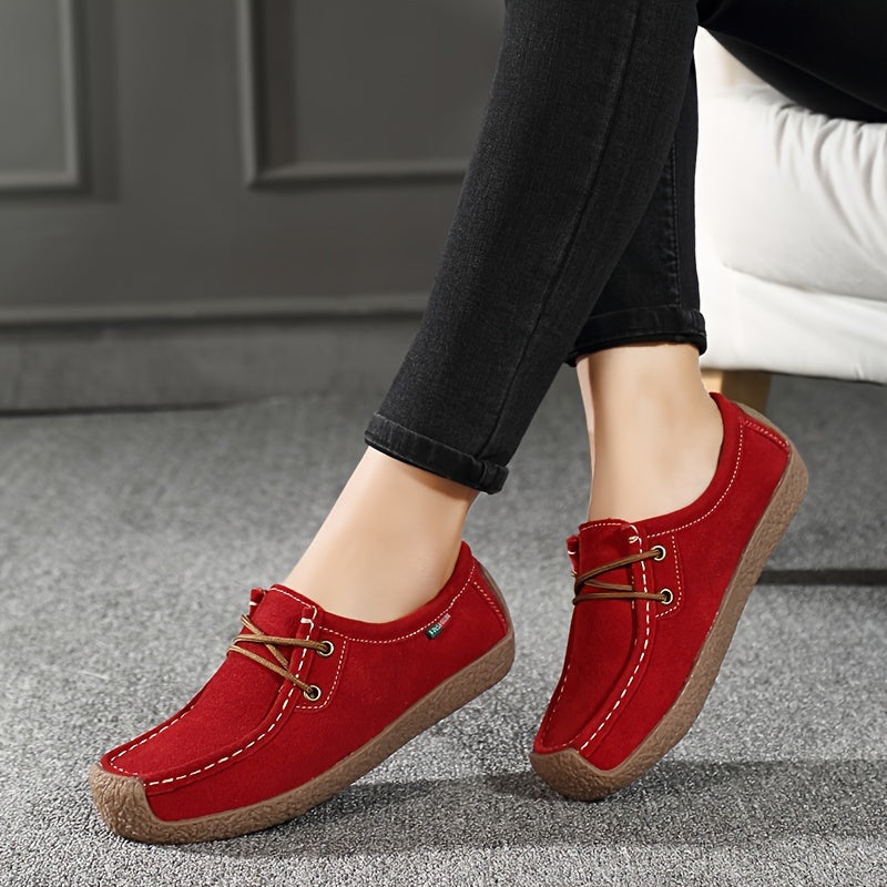 Women's Lightweight Lace-Up Loafers for Casual Wear on King's Day
