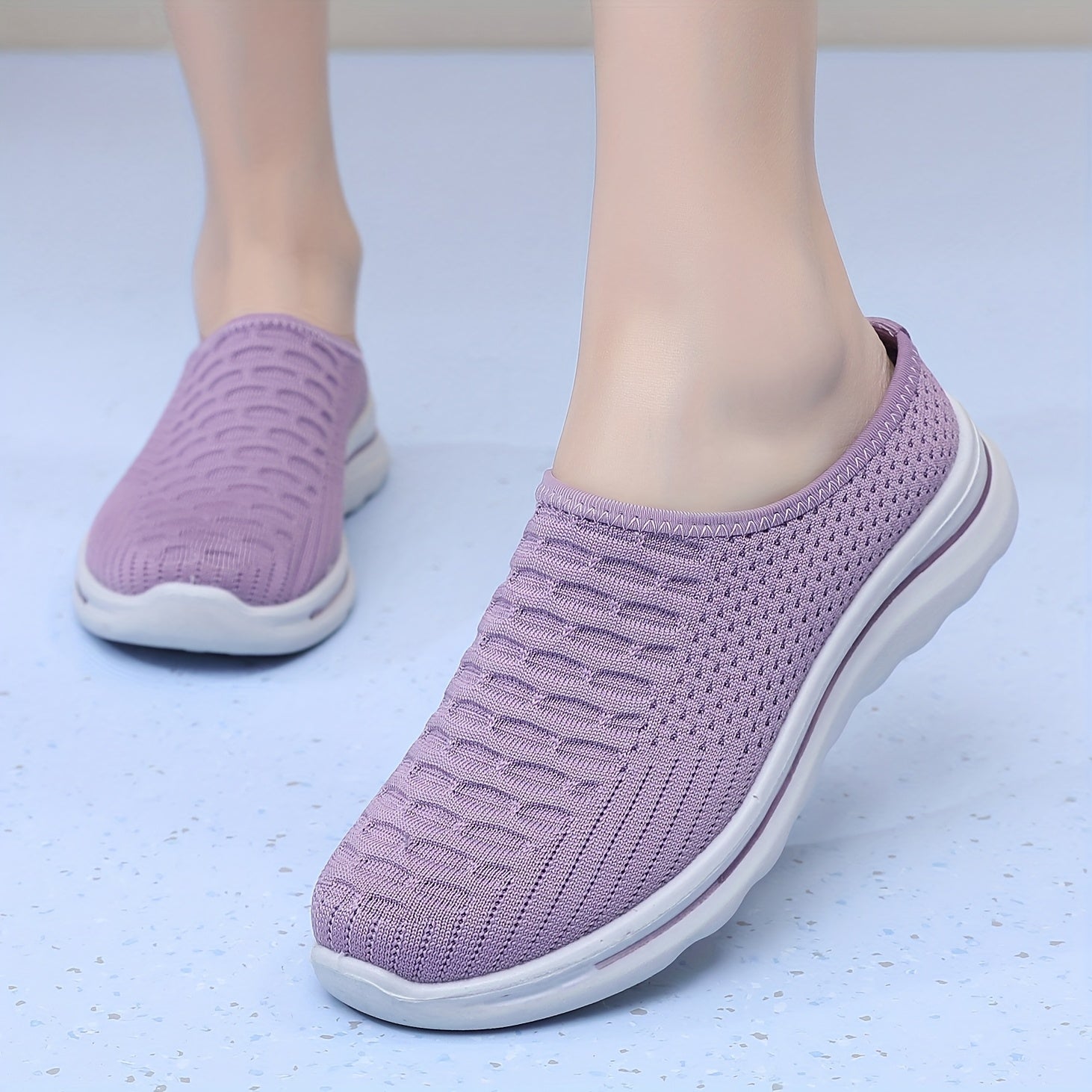 Women's Lightweight Casual Slip-On Sports Shoes for Moms