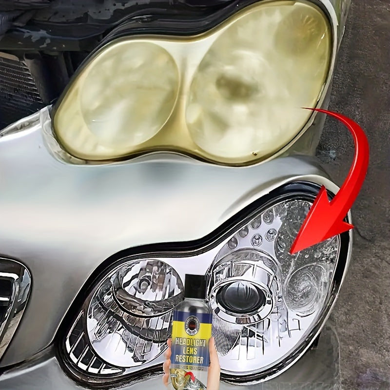 Kit de restauración de faros para automóviles para oxidación, amarillamiento, arañazos y neblina
