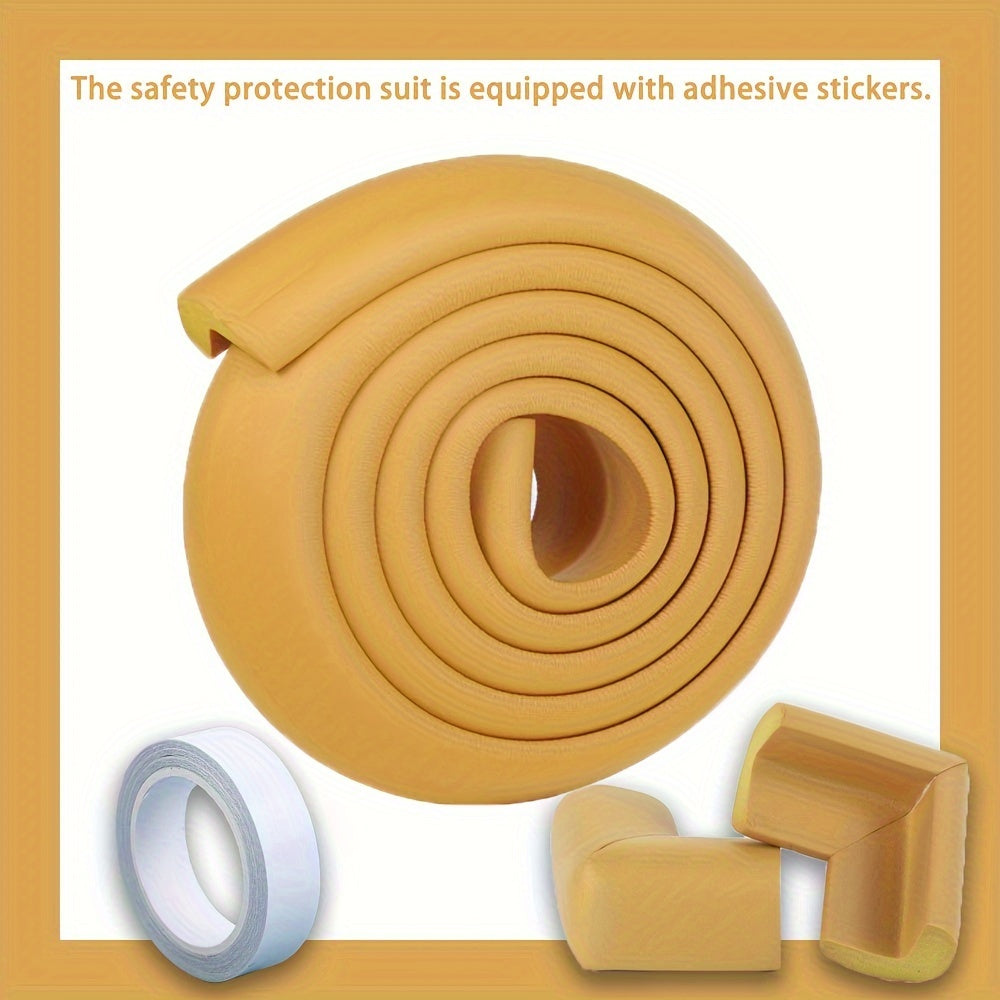 2m Protective Corner Guard Set with 8 Anti-Collision Corner Protectors for Furniture and Walls